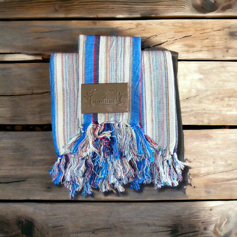 The Baba Essential Bundle: Hand-Loomed Turkish Towels & Greek Olive Oil Soap by Aegean Handmade